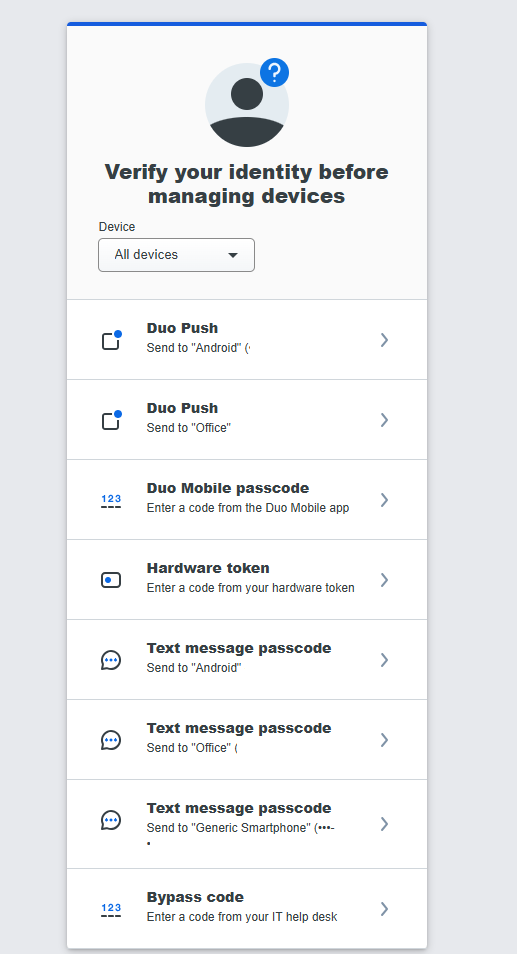 Verify Device