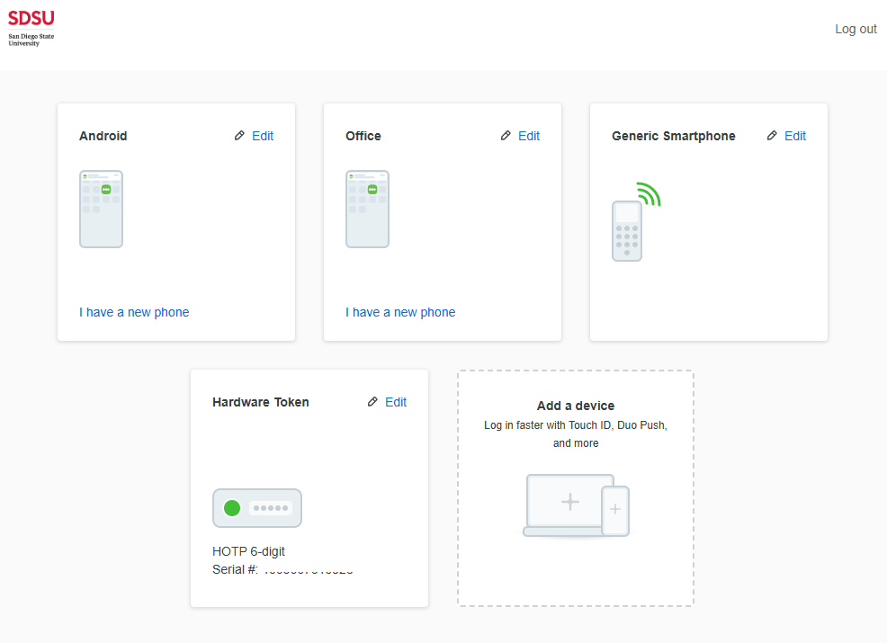 Select device to reactivate